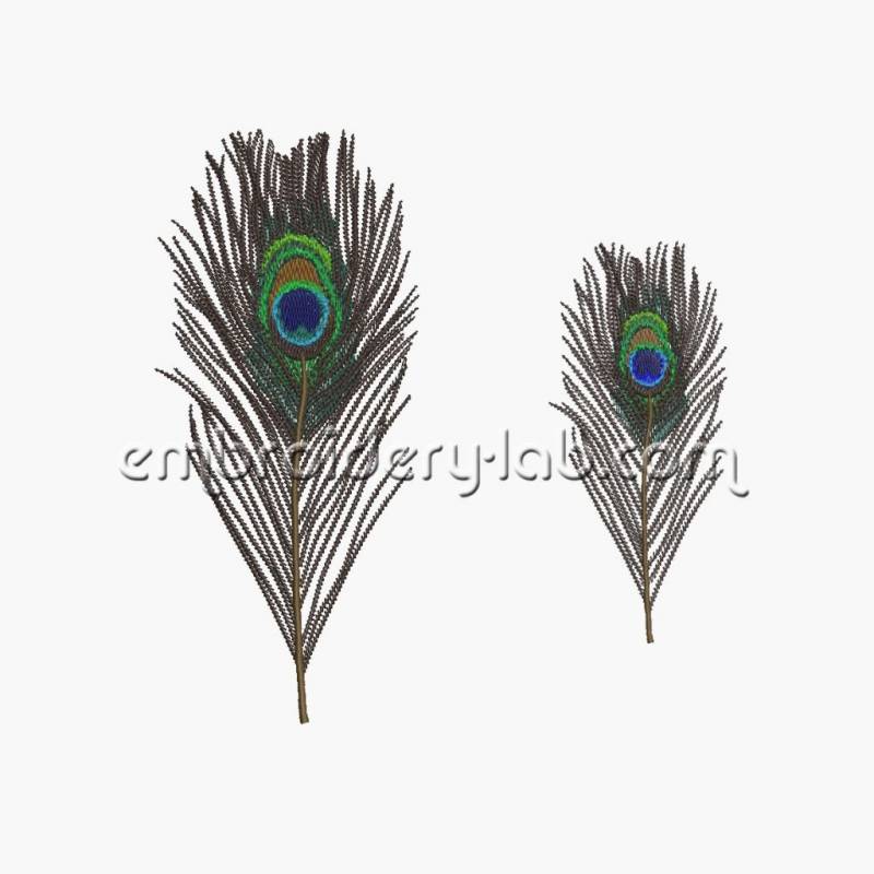 Feather peacock 0001+0002 SET