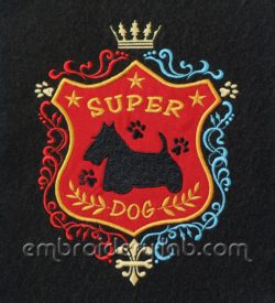 Super Dog Scottie Patch