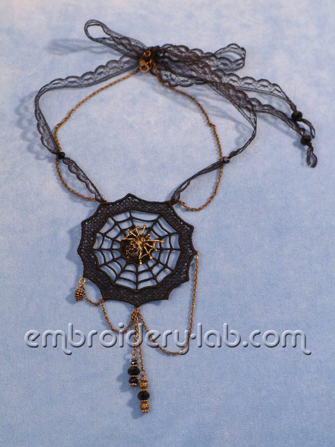 Necklace Spider's Web 0002