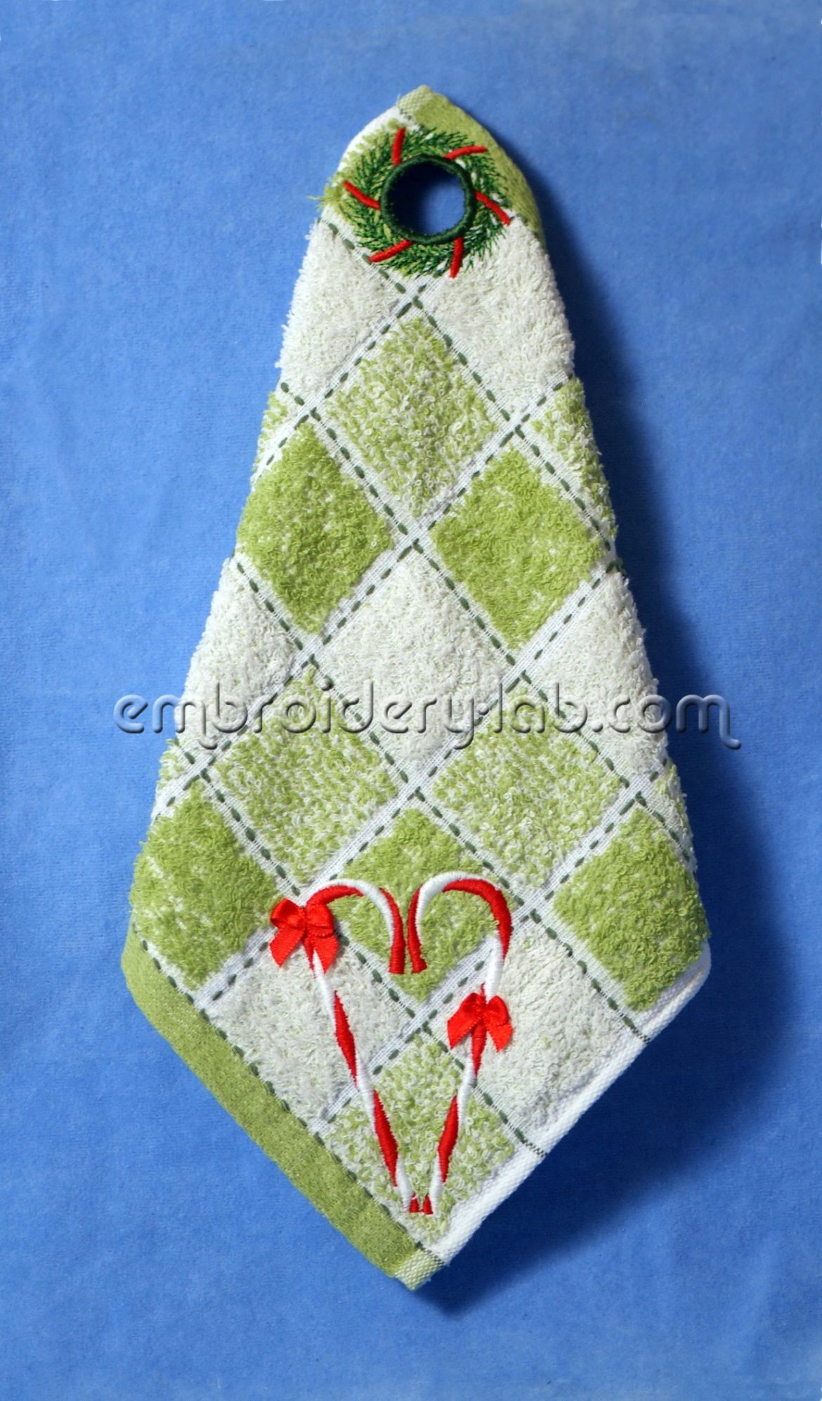 Towel Topper Christmas Wreath 0002 SET